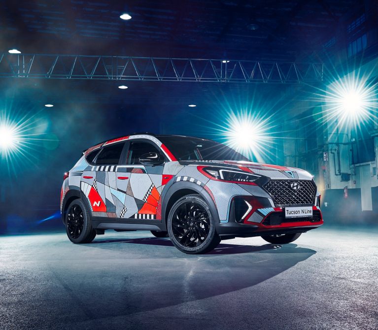 Hyundai Motor celebrates launch of New Tucson N Line with unique art